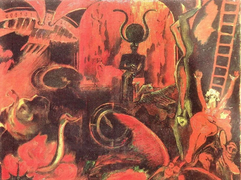 1889 - Guilherme de Santa-Rita - Orfeo all'inferno